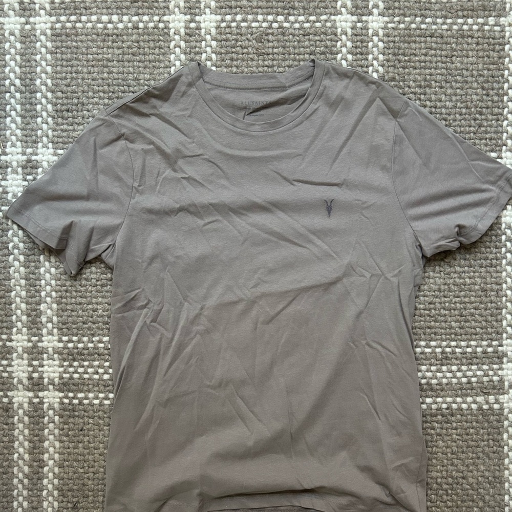 All Saints Brushed Cotton Crew Neck